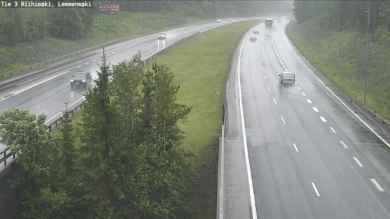 Weather Camera Image Väg 3 Riihimäki, Lemmenmäki, Riihimäki, Kanta-Häme