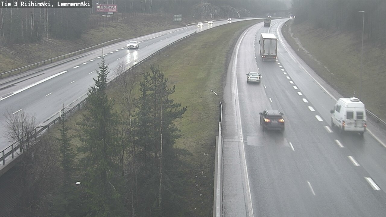 Weather Camera Image Road 3 Riihimäki, Lemmenmäki, Riihimäki, Kanta-Häme