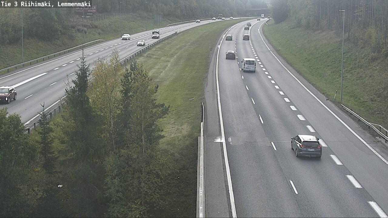 Weather Camera Image Road 3 Riihimäki, Lemmenmäki, Riihimäki, Kanta-Häme