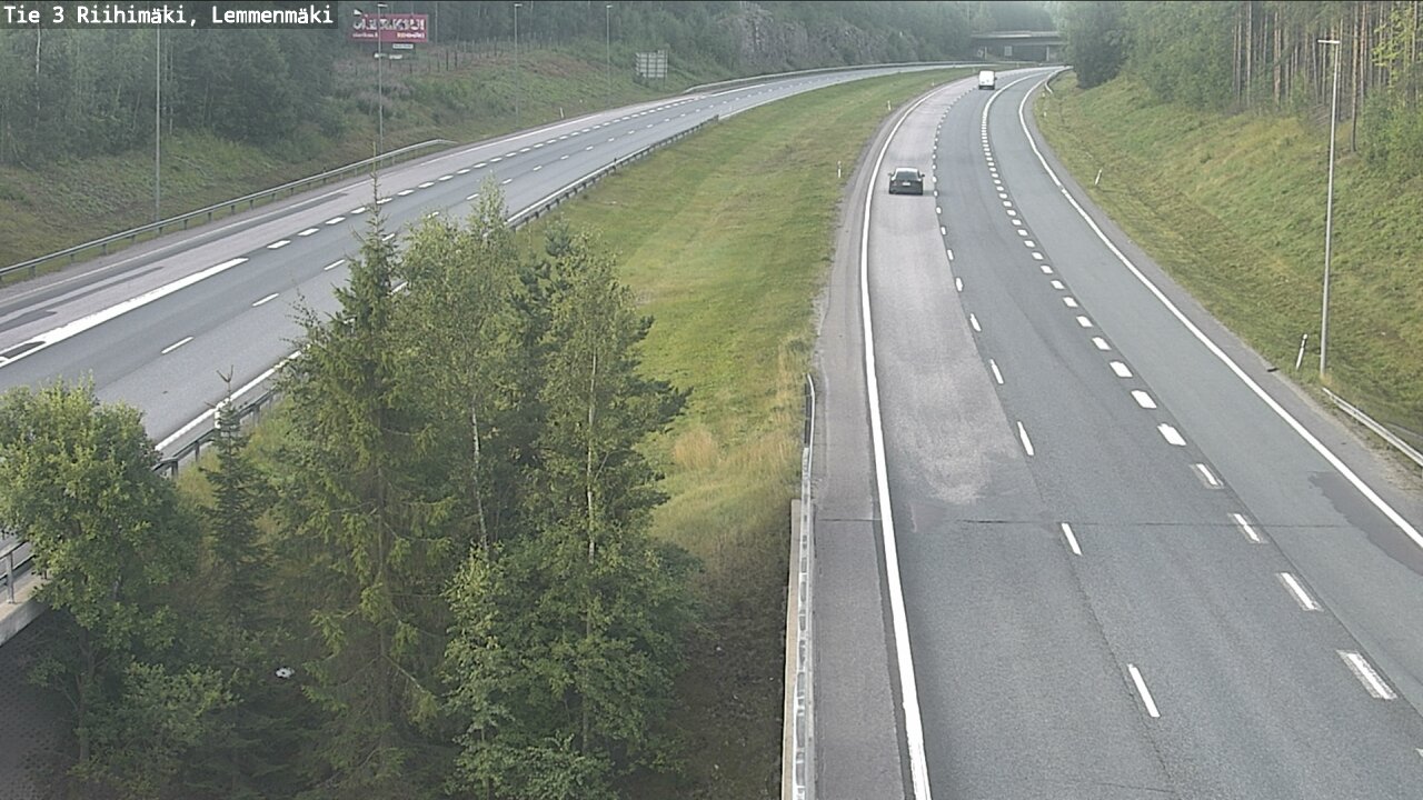 Weather Camera Image Väg 3 Riihimäki, Lemmenmäki, Riihimäki, Kanta-Häme