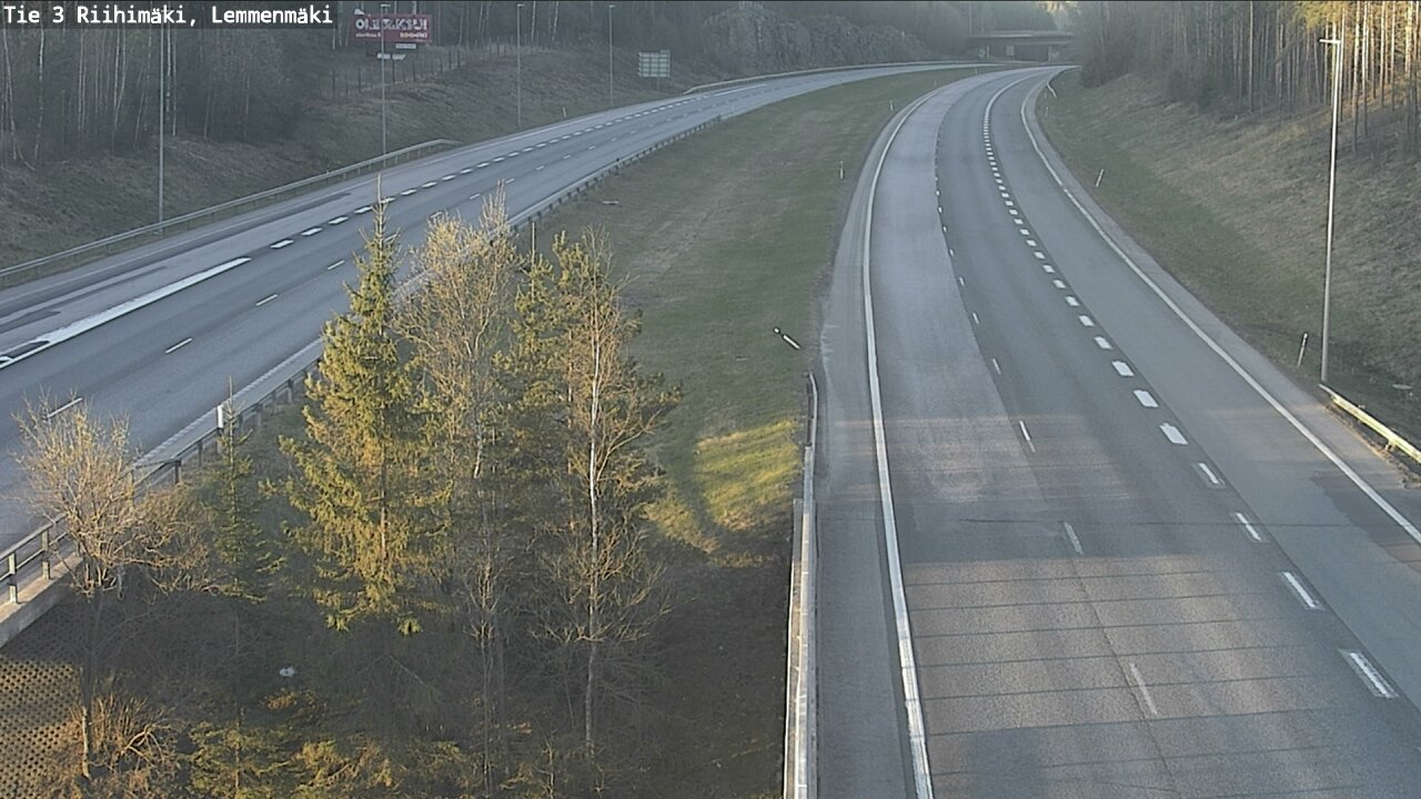 Weather Camera Image Road 3 Riihimäki, Lemmenmäki, Riihimäki, Kanta-Häme
