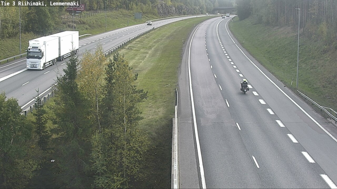 Weather Camera Image Road 3 Riihimäki, Lemmenmäki, Riihimäki, Kanta-Häme