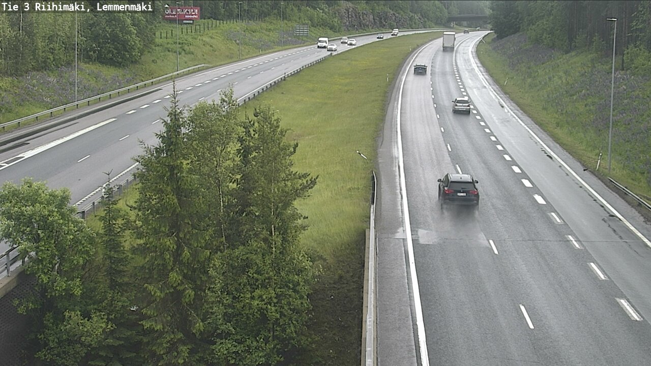 Weather Camera Image Väg 3 Riihimäki, Lemmenmäki, Riihimäki, Kanta-Häme