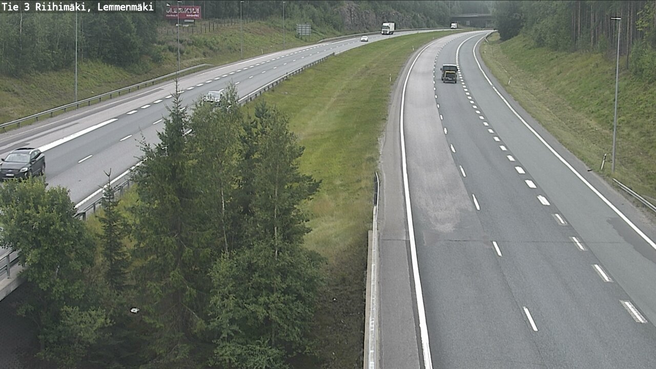 Weather Camera Image Road 3 Riihimäki, Lemmenmäki, Riihimäki, Kanta-Häme