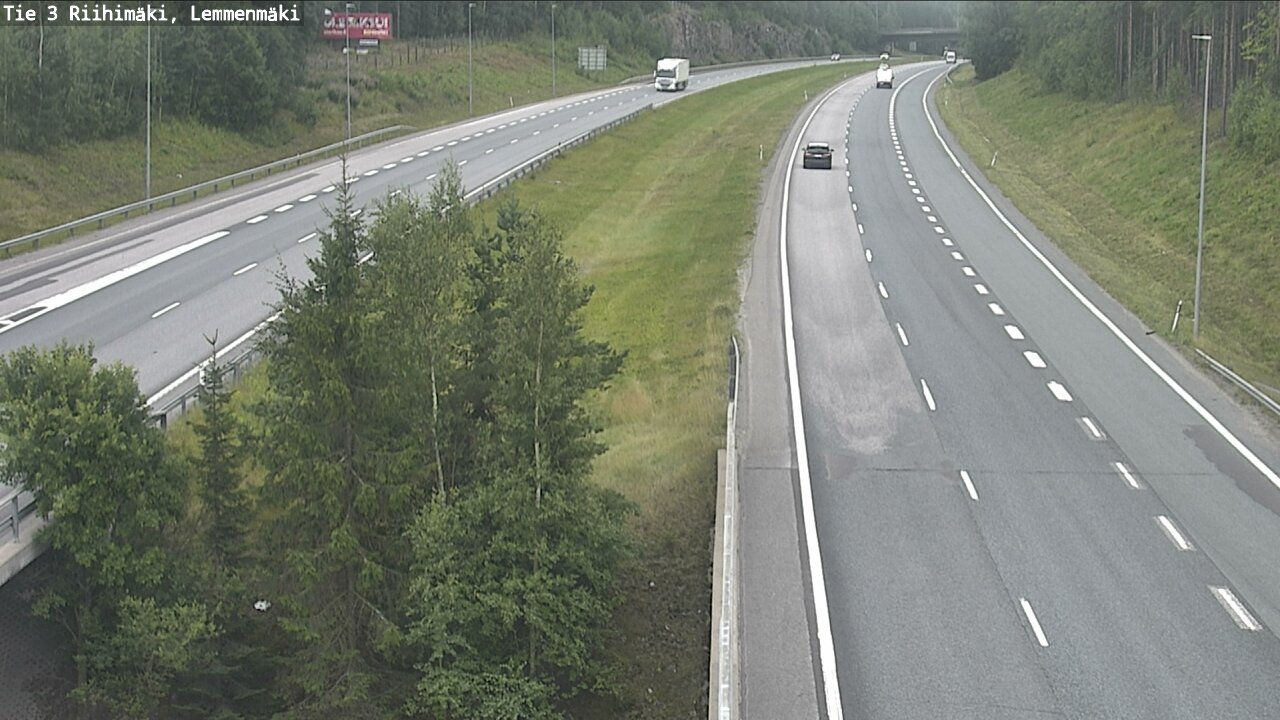 Weather Camera Image Väg 3 Riihimäki, Lemmenmäki, Riihimäki, Kanta-Häme