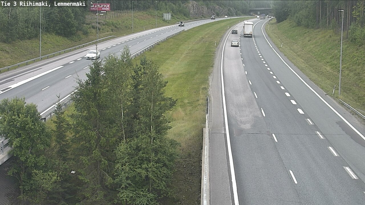 Weather Camera Image Väg 3 Riihimäki, Lemmenmäki, Riihimäki, Kanta-Häme