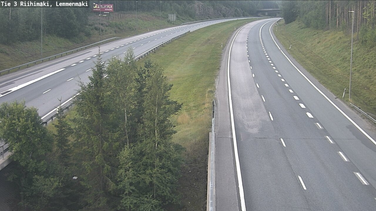 Weather Camera Image Road 3 Riihimäki, Lemmenmäki, Riihimäki, Kanta-Häme