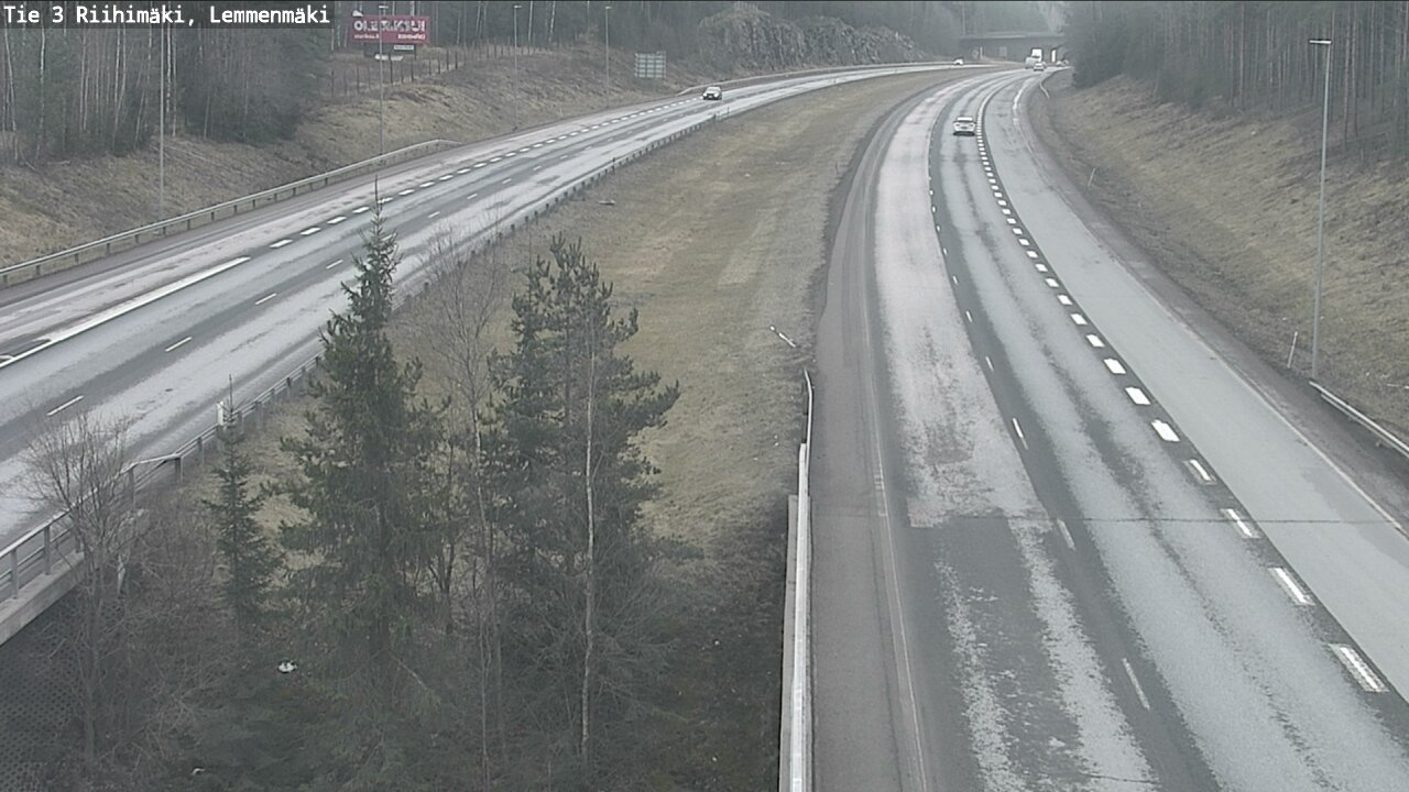 Weather Camera Image Road 3 Riihimäki, Lemmenmäki, Riihimäki, Kanta-Häme