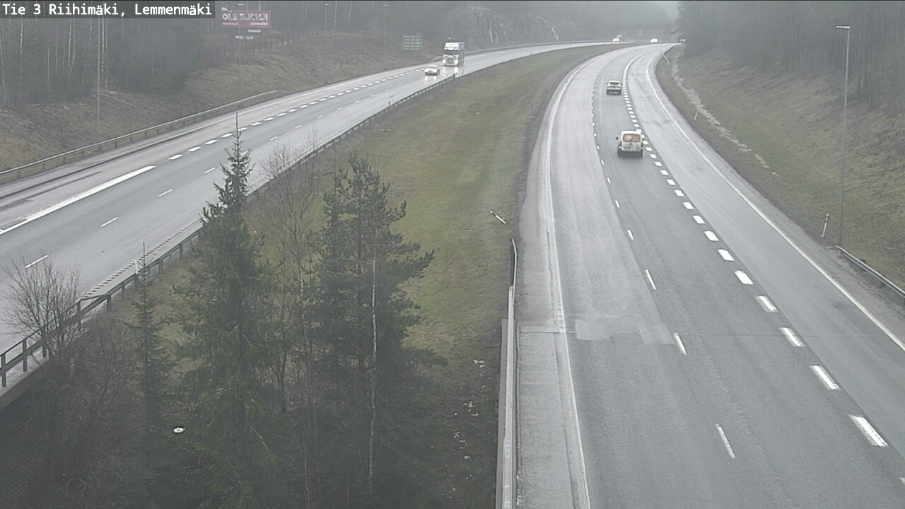 Weather Camera Image Road 3 Riihimäki, Lemmenmäki, Riihimäki, Kanta-Häme