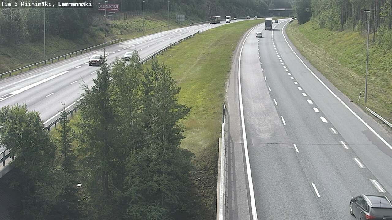 Weather Camera Image Väg 3 Riihimäki, Lemmenmäki, Riihimäki, Kanta-Häme