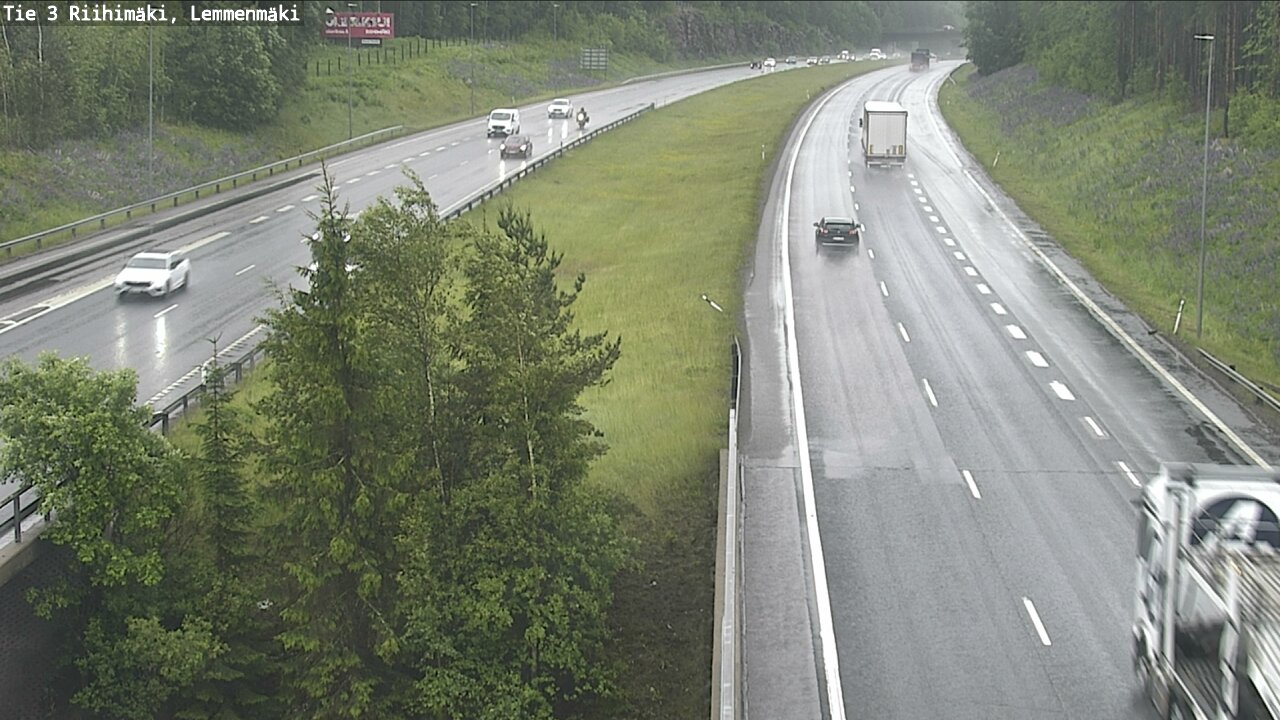 Weather Camera Image Väg 3 Riihimäki, Lemmenmäki, Riihimäki, Kanta-Häme