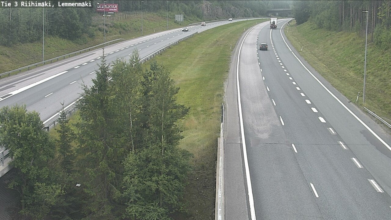 Weather Camera Image Väg 3 Riihimäki, Lemmenmäki, Riihimäki, Kanta-Häme