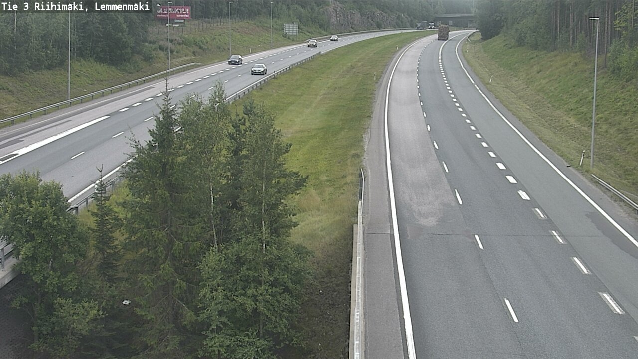 Weather Camera Image Road 3 Riihimäki, Lemmenmäki, Riihimäki, Kanta-Häme