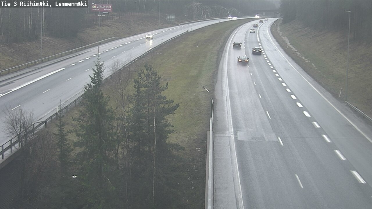 Weather Camera Image Road 3 Riihimäki, Lemmenmäki, Riihimäki, Kanta-Häme