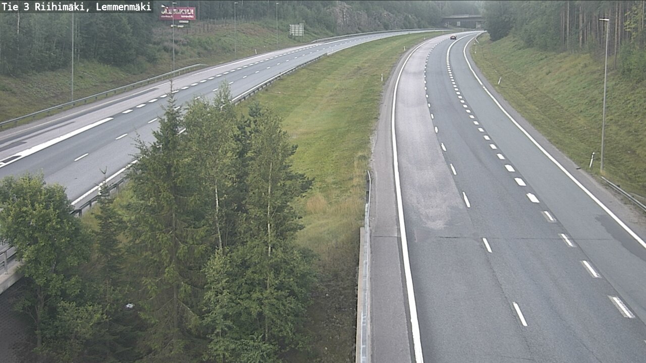 Weather Camera Image Väg 3 Riihimäki, Lemmenmäki, Riihimäki, Kanta-Häme