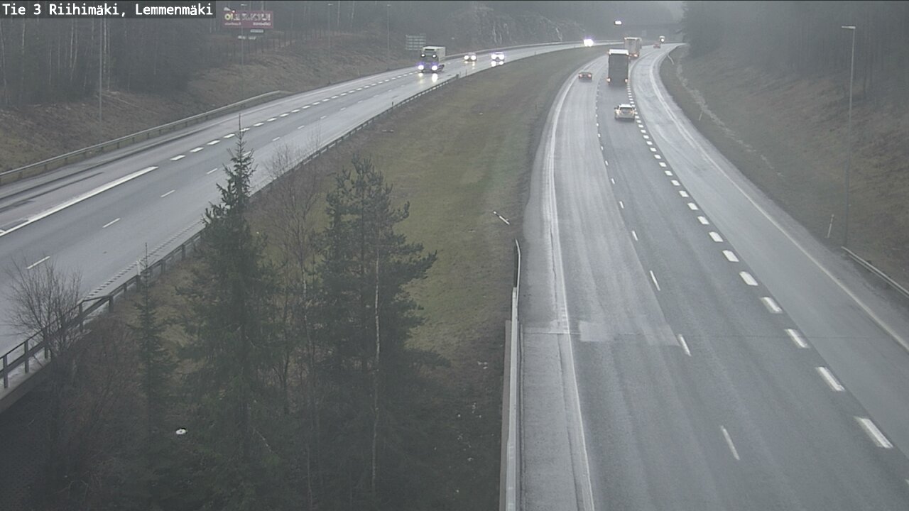 Weather Camera Image Road 3 Riihimäki, Lemmenmäki, Riihimäki, Kanta-Häme