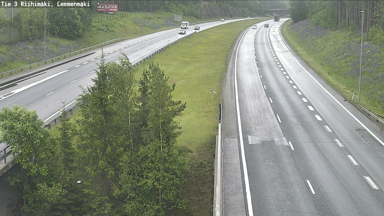 Weather Camera Image Väg 3 Riihimäki, Lemmenmäki, Riihimäki, Kanta-Häme