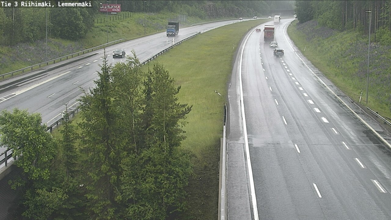 Weather Camera Image Väg 3 Riihimäki, Lemmenmäki, Riihimäki, Kanta-Häme