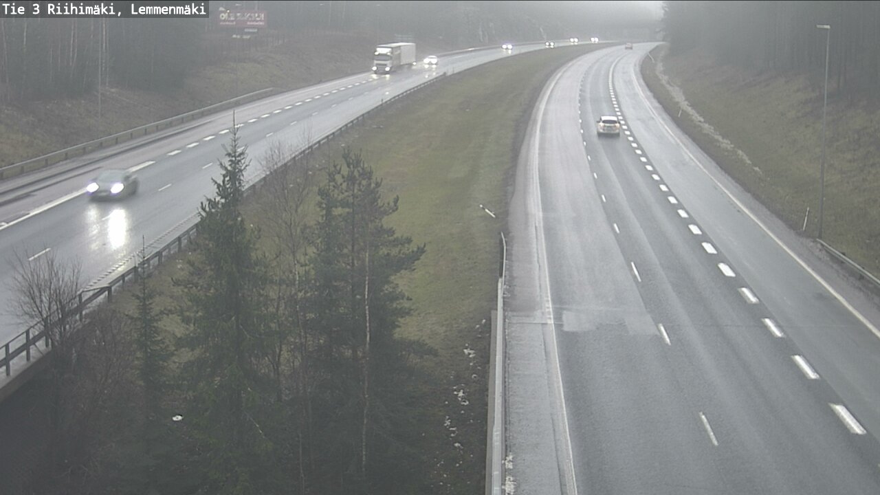 Weather Camera Image Road 3 Riihimäki, Lemmenmäki, Riihimäki, Kanta-Häme