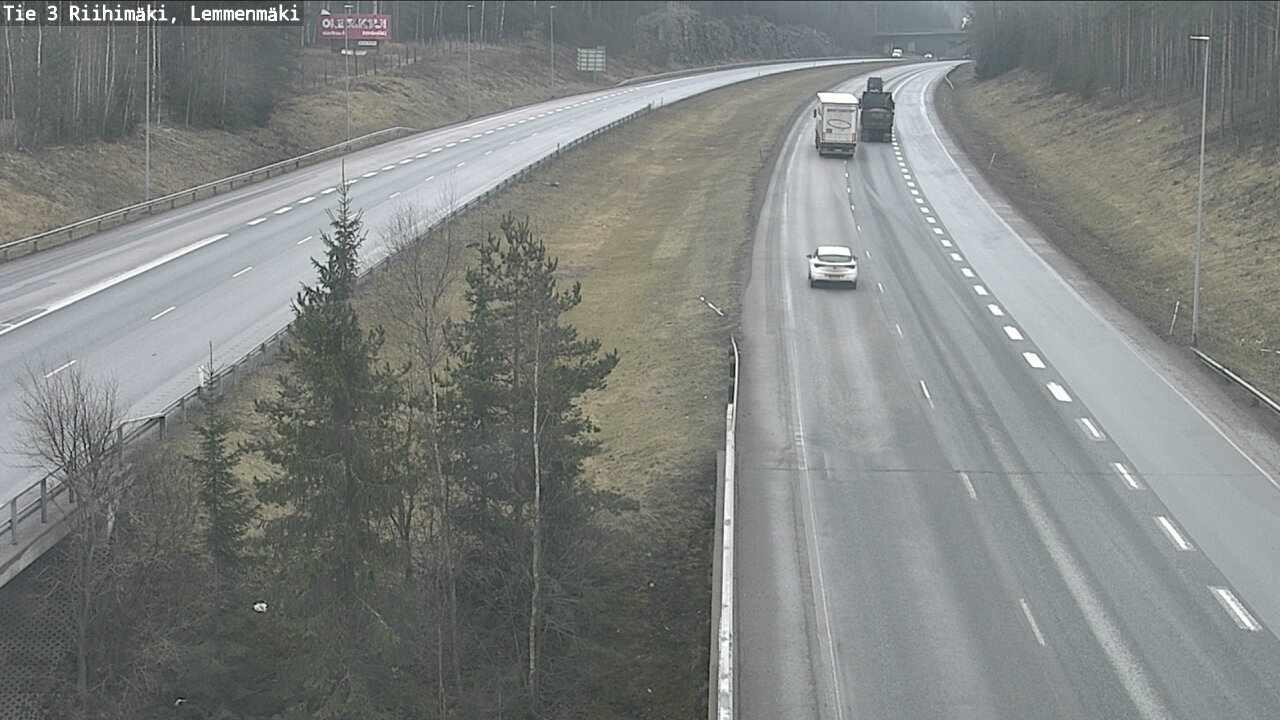 Weather Camera Image Road 3 Riihimäki, Lemmenmäki, Riihimäki, Kanta-Häme