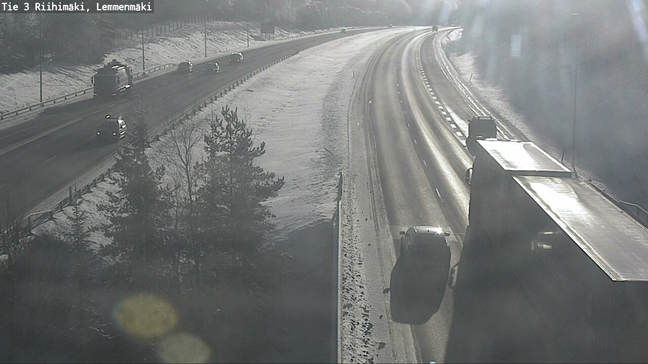 Weather Camera Image Väg 3 Riihimäki, Lemmenmäki, Riihimäki, Kanta-Häme