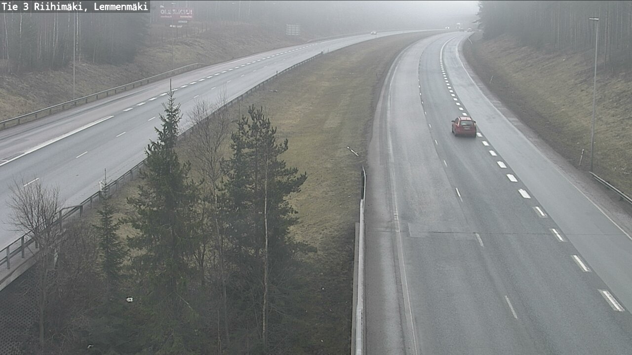 Weather Camera Image Road 3 Riihimäki, Lemmenmäki, Riihimäki, Kanta-Häme