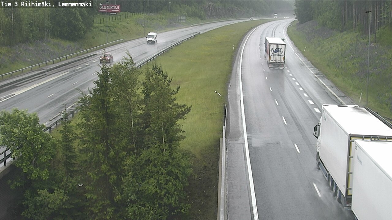 Weather Camera Image Väg 3 Riihimäki, Lemmenmäki, Riihimäki, Kanta-Häme