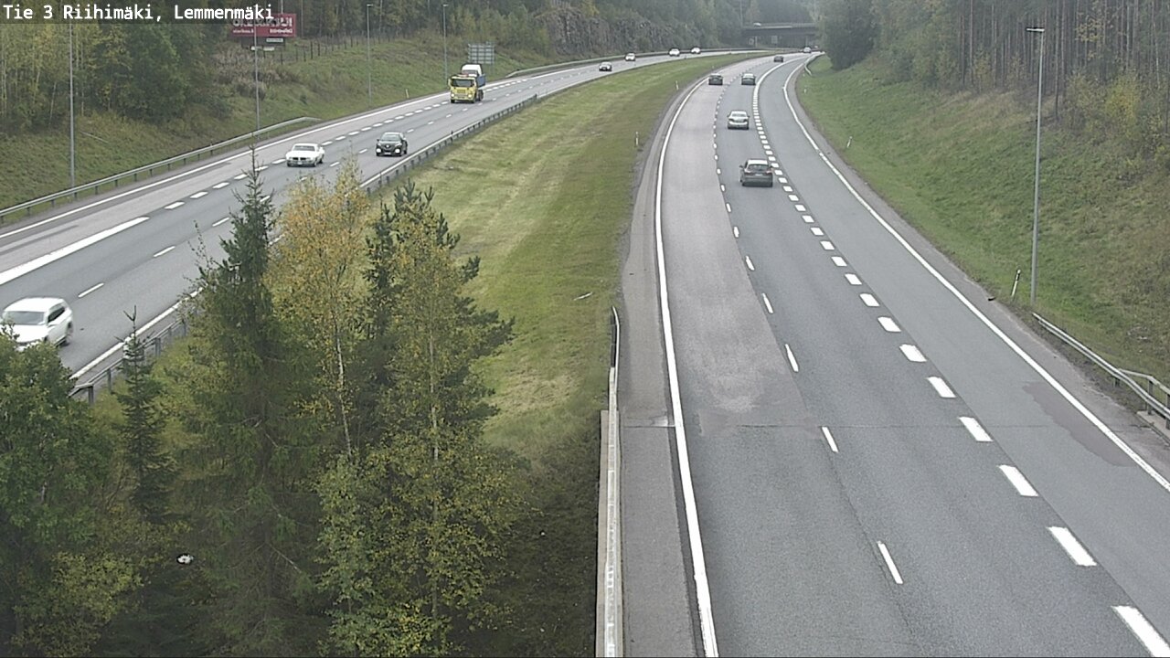 Weather Camera Image Road 3 Riihimäki, Lemmenmäki, Riihimäki, Kanta-Häme