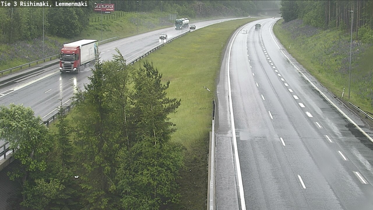 Weather Camera Image Väg 3 Riihimäki, Lemmenmäki, Riihimäki, Kanta-Häme
