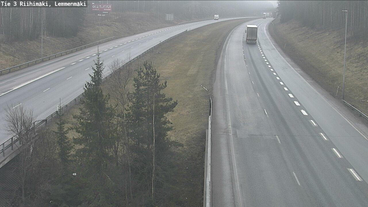 Weather Camera Image Road 3 Riihimäki, Lemmenmäki, Riihimäki, Kanta-Häme