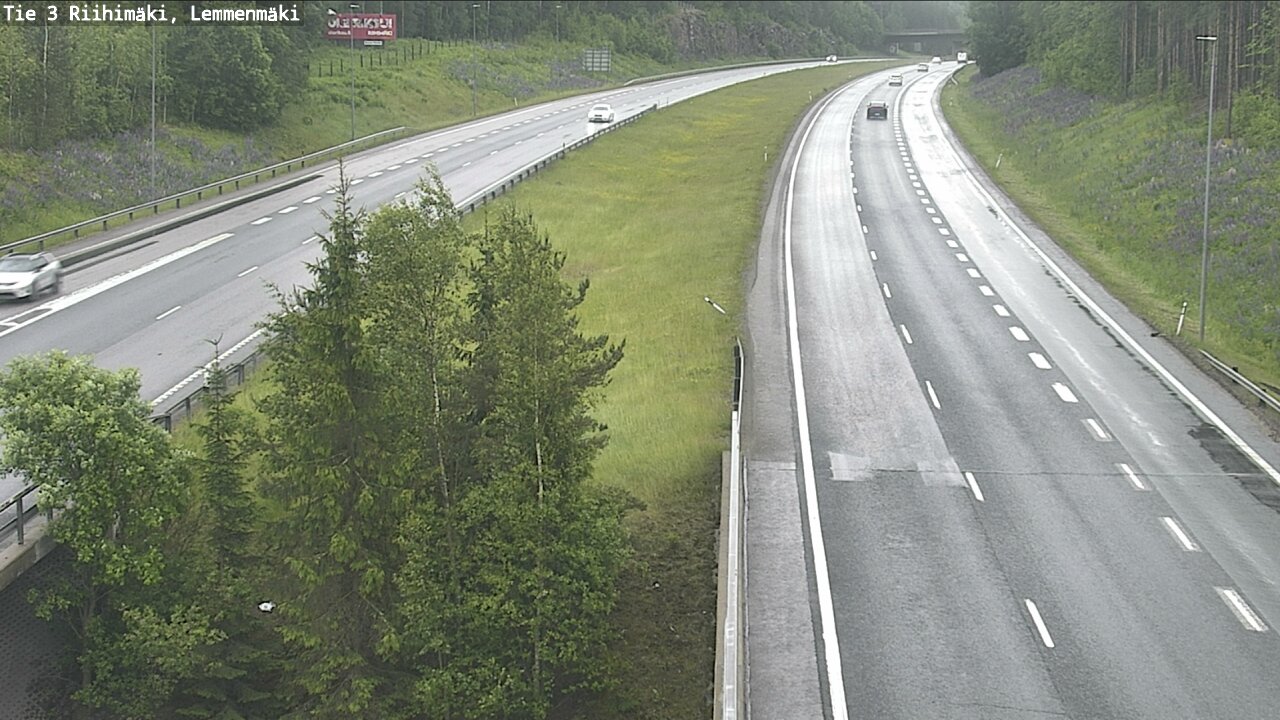 Weather Camera Image Väg 3 Riihimäki, Lemmenmäki, Riihimäki, Kanta-Häme