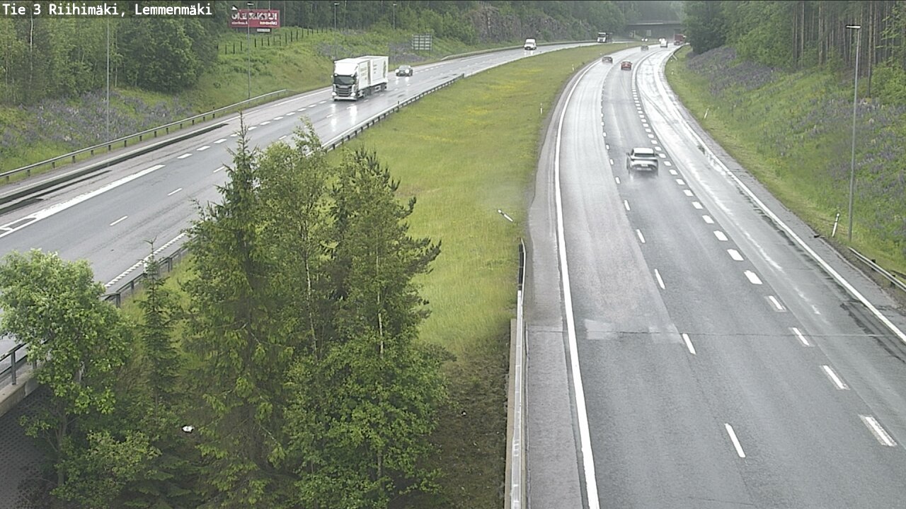 Weather Camera Image Väg 3 Riihimäki, Lemmenmäki, Riihimäki, Kanta-Häme
