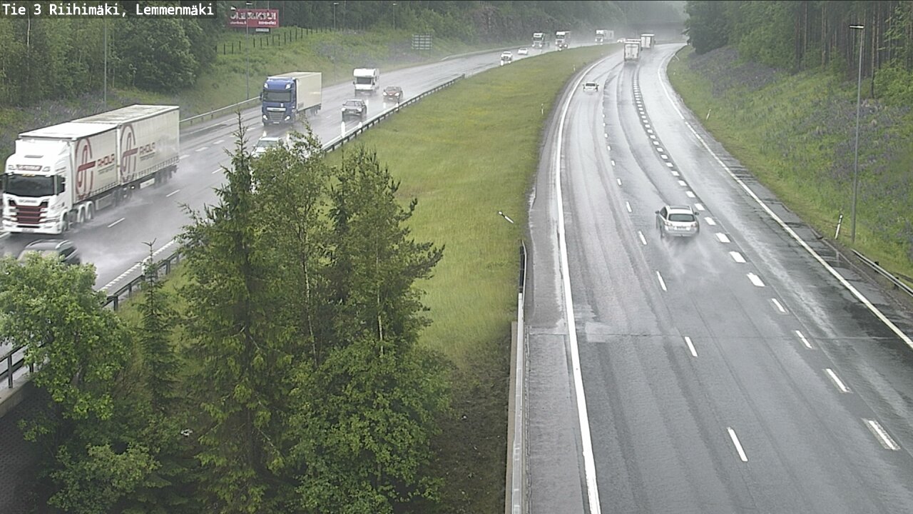 Weather Camera Image Väg 3 Riihimäki, Lemmenmäki, Riihimäki, Kanta-Häme