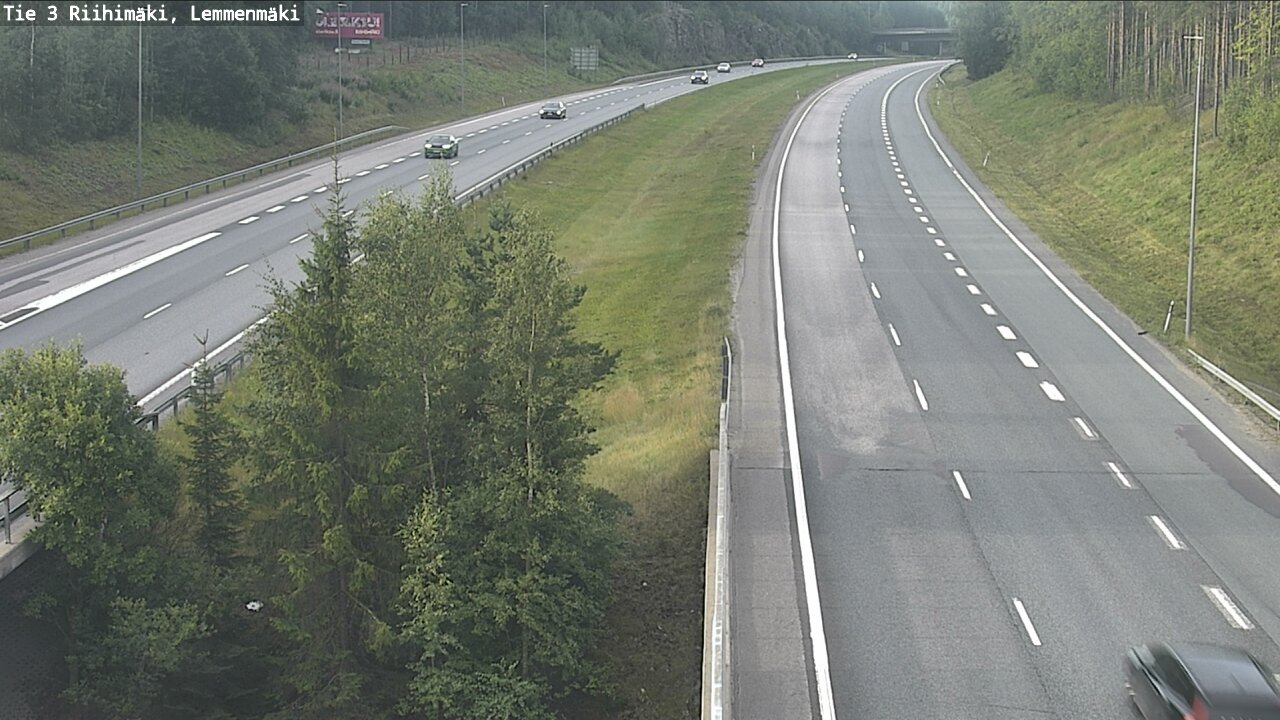 Weather Camera Image Väg 3 Riihimäki, Lemmenmäki, Riihimäki, Kanta-Häme