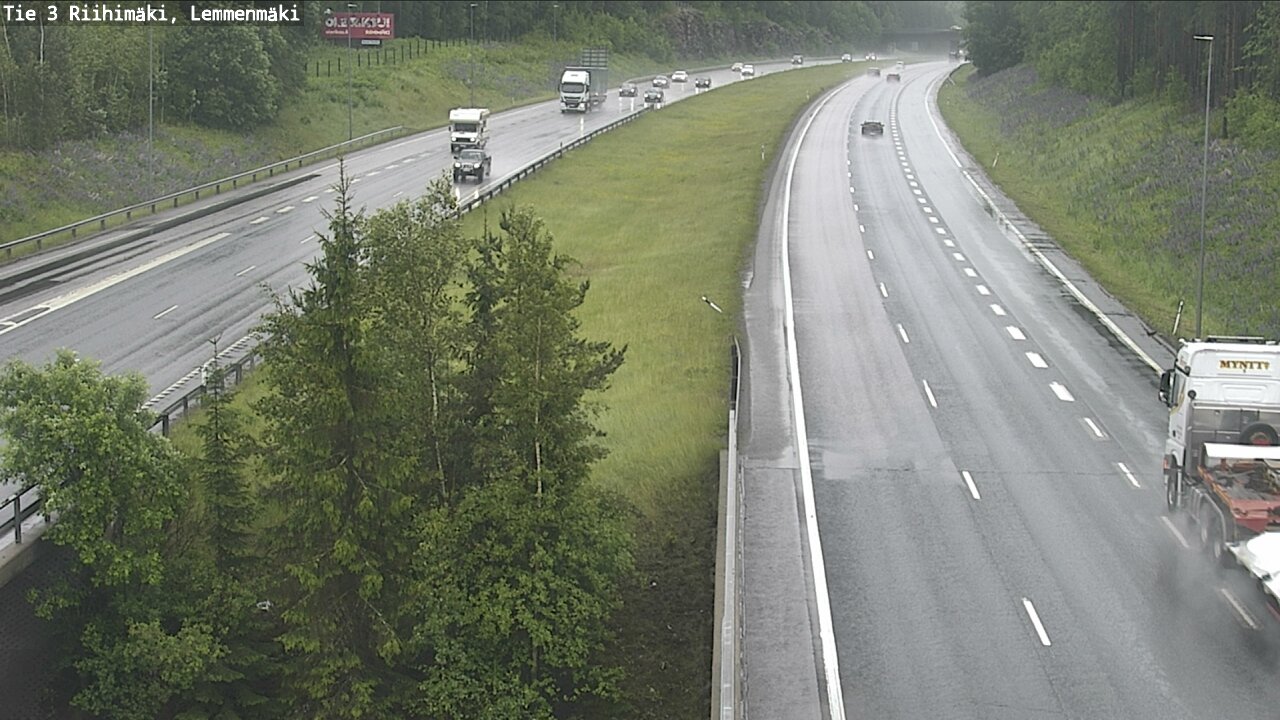 Weather Camera Image Väg 3 Riihimäki, Lemmenmäki, Riihimäki, Kanta-Häme