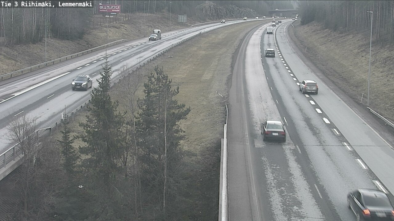 Weather Camera Image Road 3 Riihimäki, Lemmenmäki, Riihimäki, Kanta-Häme