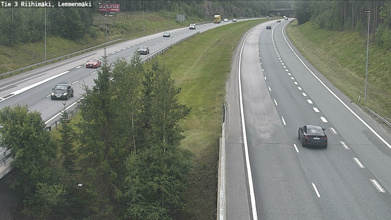 Weather Camera Image Road 3 Riihimäki, Lemmenmäki, Riihimäki, Kanta-Häme