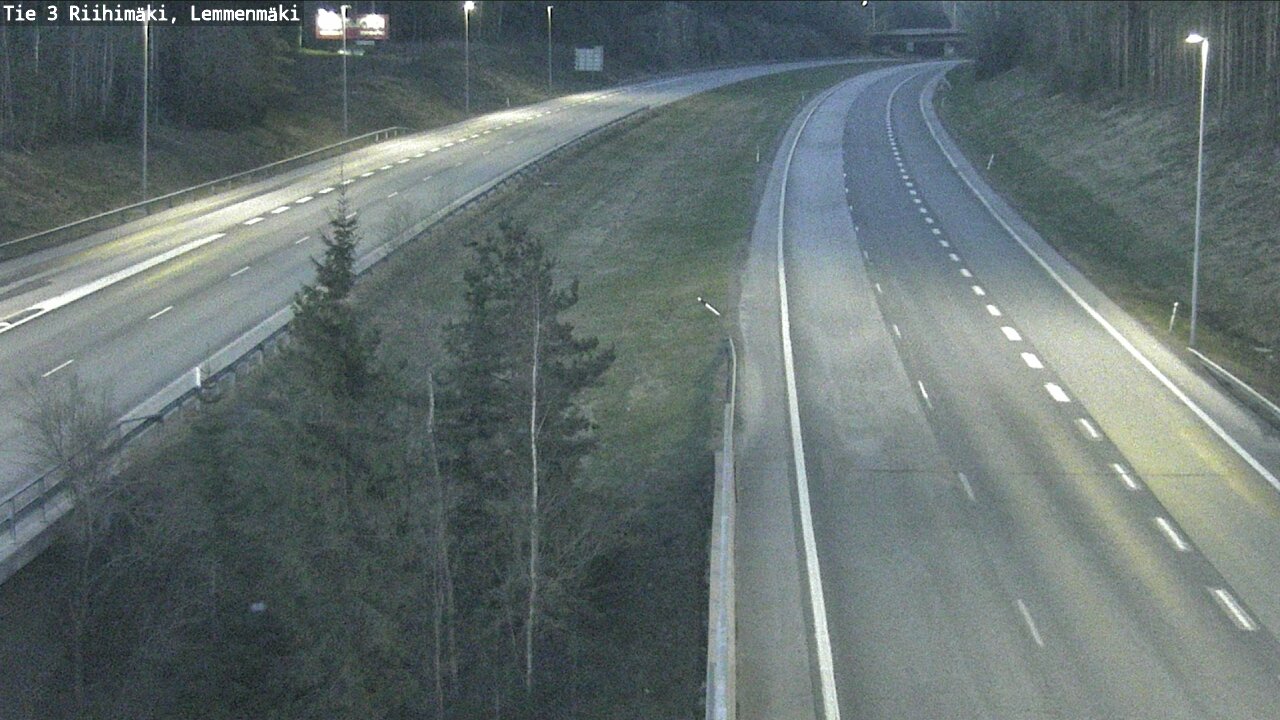 Weather Camera Image Road 3 Riihimäki, Lemmenmäki, Riihimäki, Kanta-Häme