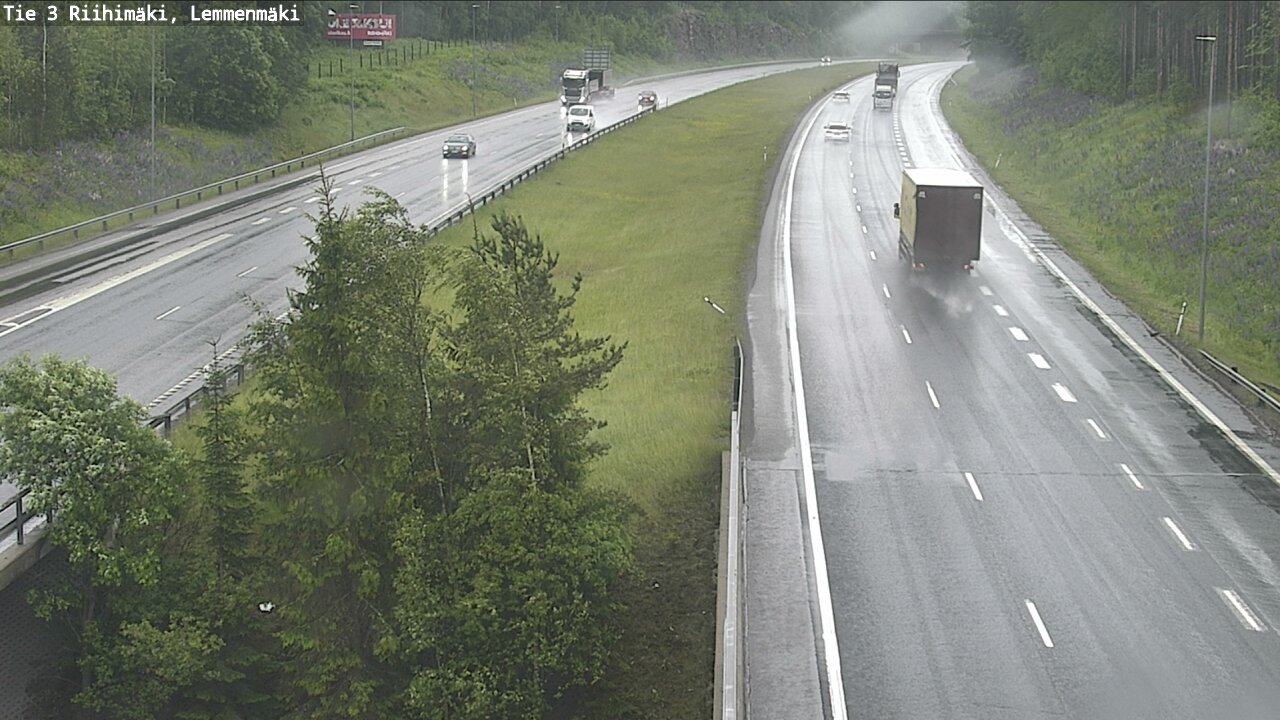 Weather Camera Image Väg 3 Riihimäki, Lemmenmäki, Riihimäki, Kanta-Häme