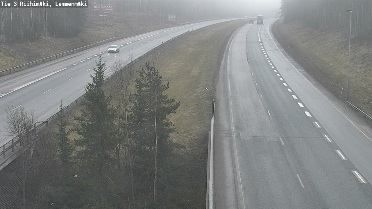 Weather Camera Image Road 3 Riihimäki, Lemmenmäki, Riihimäki, Kanta-Häme