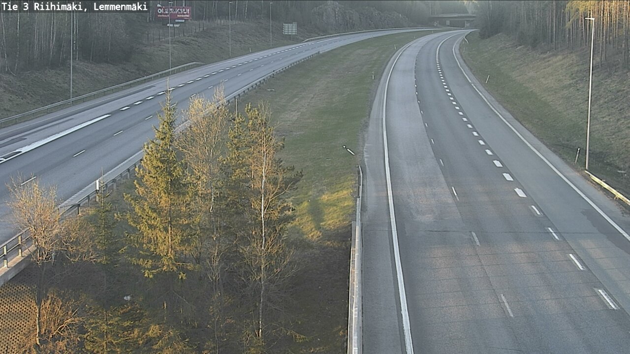 Weather Camera Image Road 3 Riihimäki, Lemmenmäki, Riihimäki, Kanta-Häme