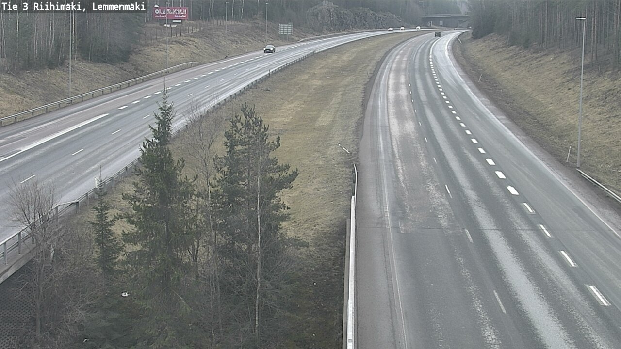 Weather Camera Image Road 3 Riihimäki, Lemmenmäki, Riihimäki, Kanta-Häme