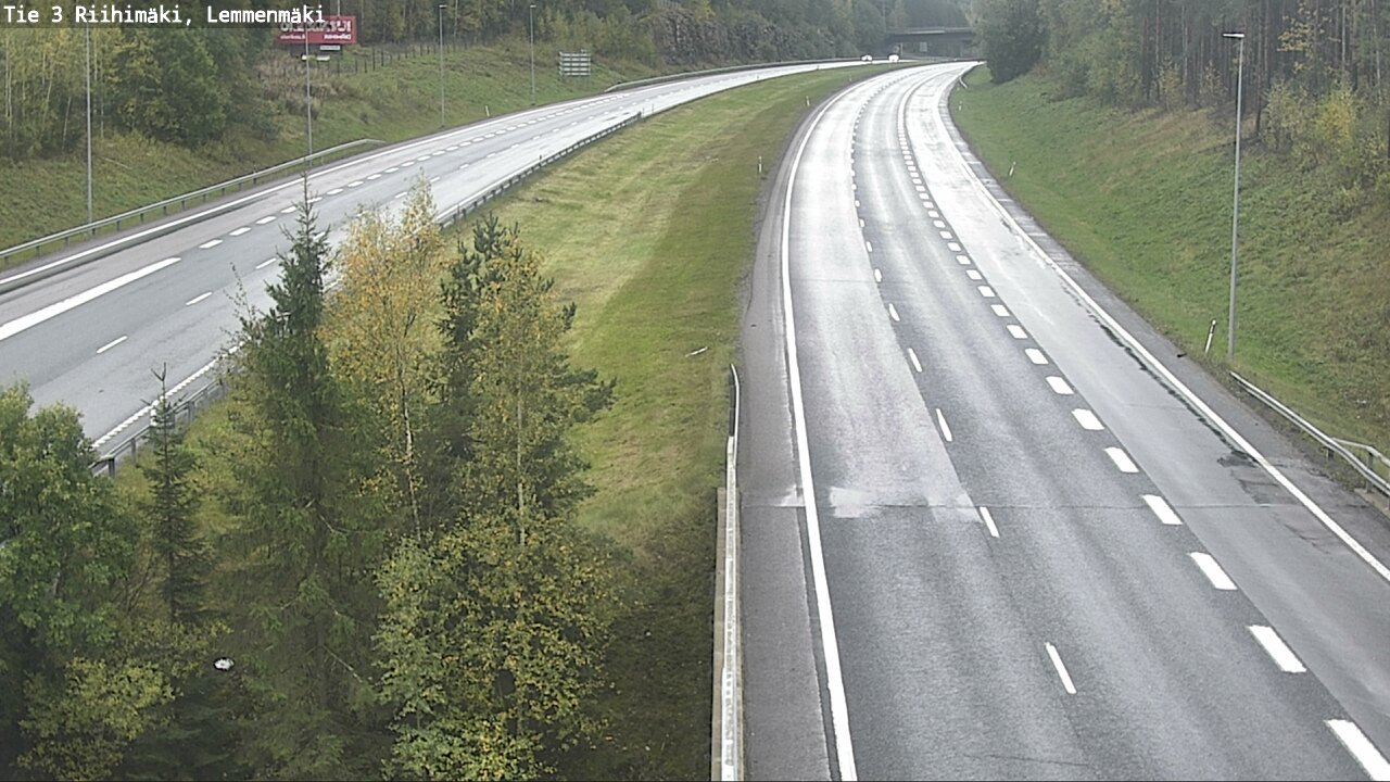 Weather Camera Image Road 3 Riihimäki, Lemmenmäki, Riihimäki, Kanta-Häme