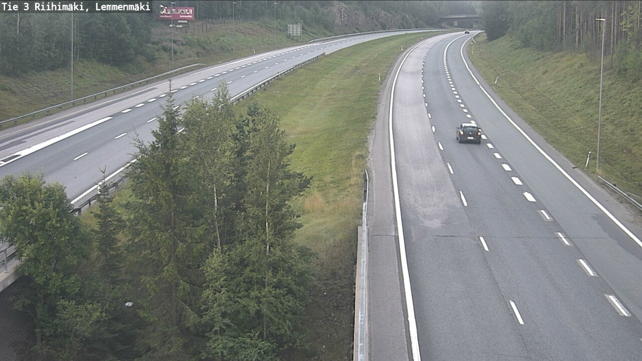 Weather Camera Image Väg 3 Riihimäki, Lemmenmäki, Riihimäki, Kanta-Häme
