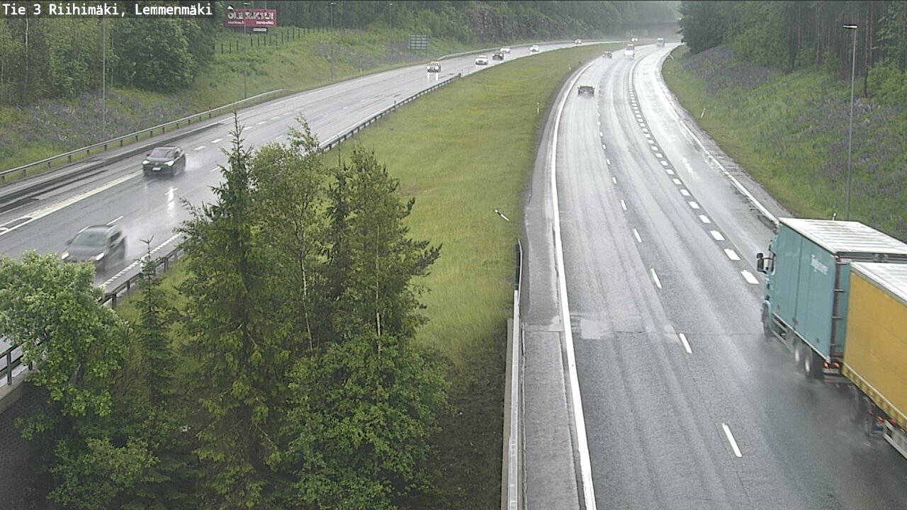 Weather Camera Image Väg 3 Riihimäki, Lemmenmäki, Riihimäki, Kanta-Häme