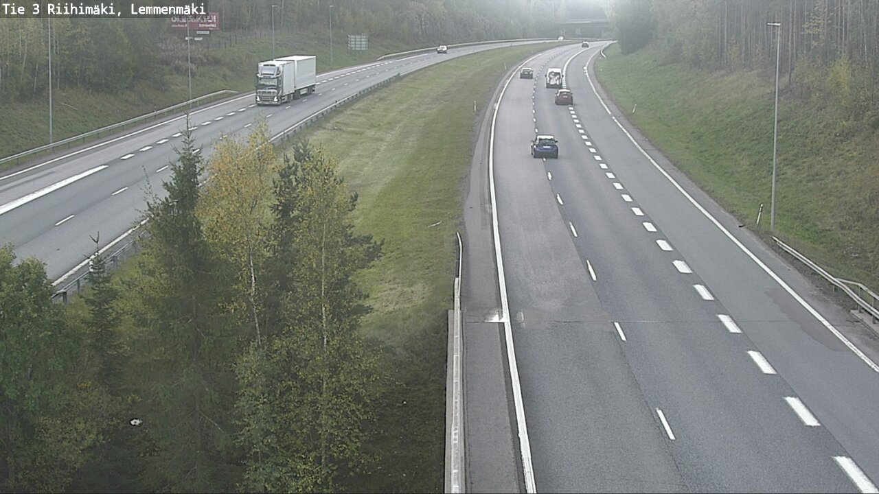 Weather Camera Image Road 3 Riihimäki, Lemmenmäki, Riihimäki, Kanta-Häme