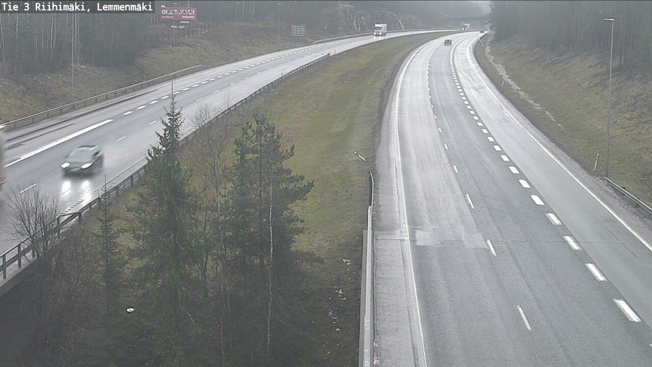 Weather Camera Image Road 3 Riihimäki, Lemmenmäki, Riihimäki, Kanta-Häme