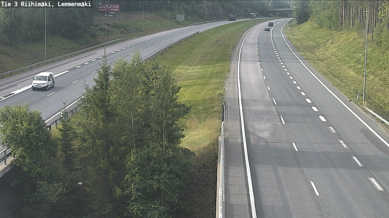Weather Camera Image Väg 3 Riihimäki, Lemmenmäki, Riihimäki, Kanta-Häme
