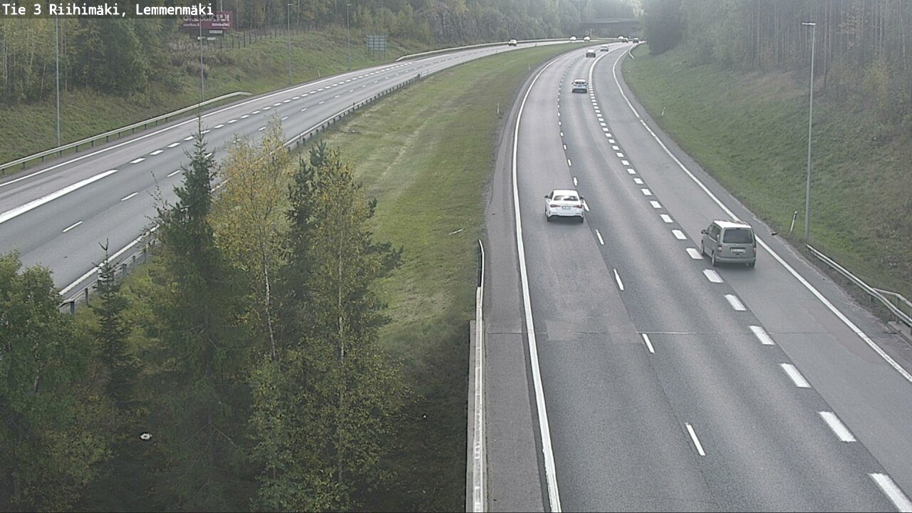 Weather Camera Image Väg 3 Riihimäki, Lemmenmäki, Riihimäki, Kanta-Häme