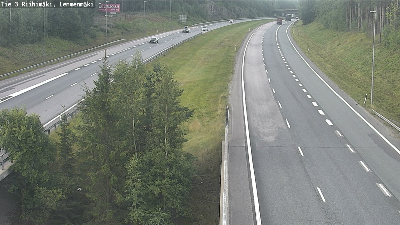 Weather Camera Image Väg 3 Riihimäki, Lemmenmäki, Riihimäki, Kanta-Häme
